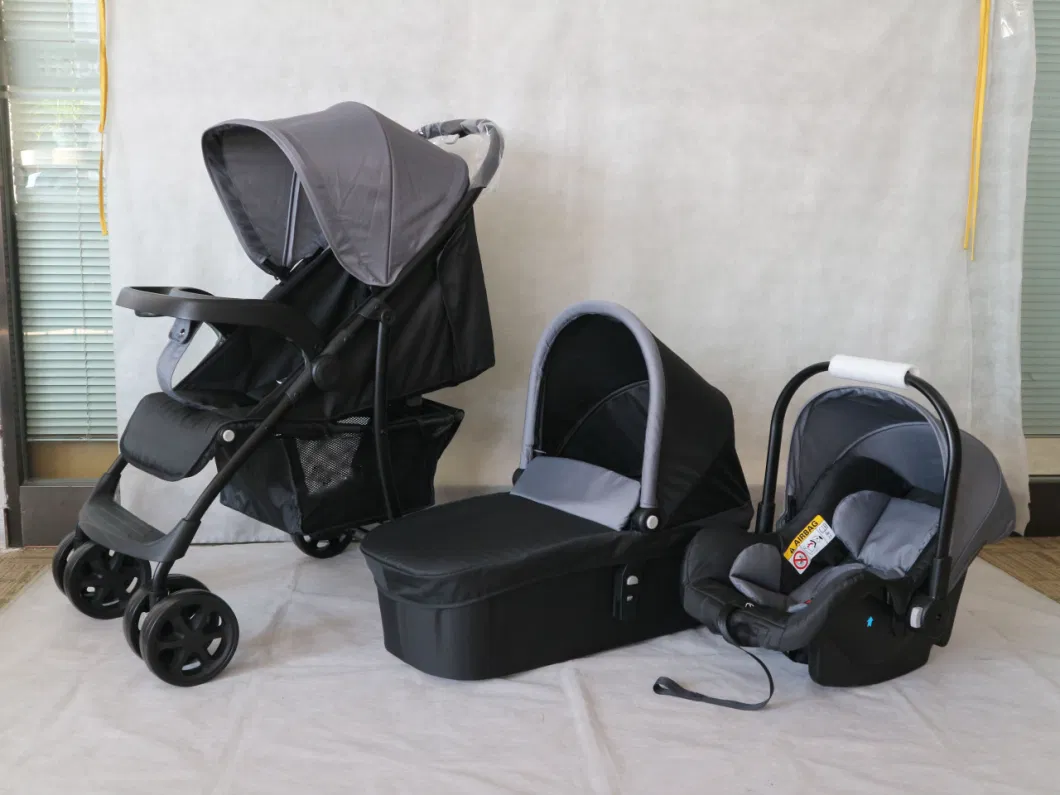 Hot Selling 3 in 1 Adjustable Baby Stroller with Removable Dining Tray