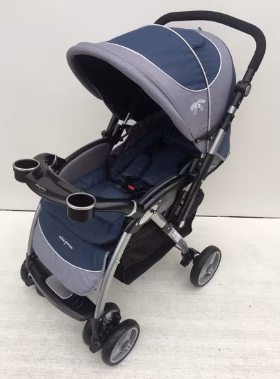 Poussette compacte et légère 2 en 1 pour bébé, facile à plier, poussette de voyage légère et moderne européenne