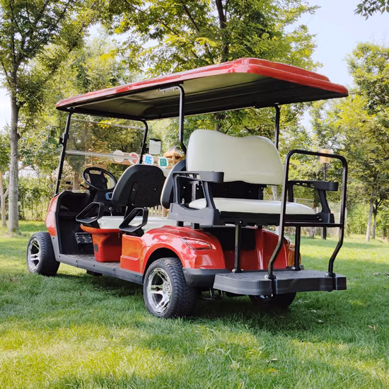 Buggy de golf 6 places à 4 roues motrices avec panneau solaire